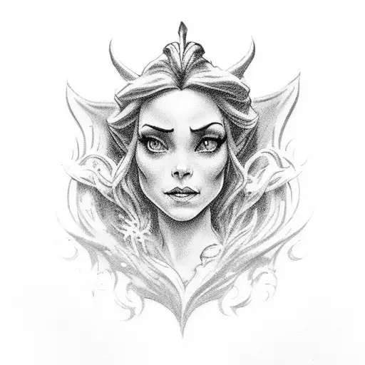 A Dark And Enchanting Scene From 'Beauty And The Beast'