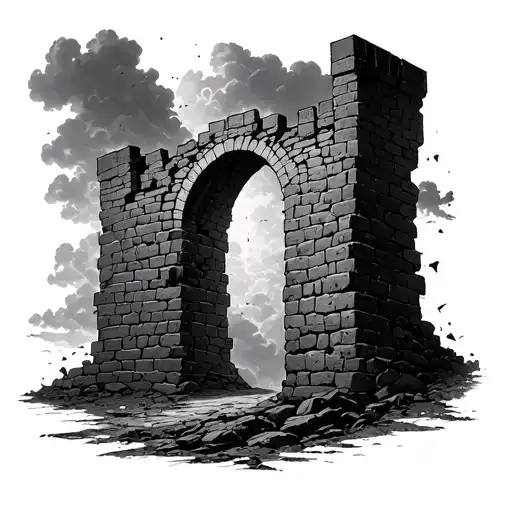 Stronghold Walls Coming Down From Heaven