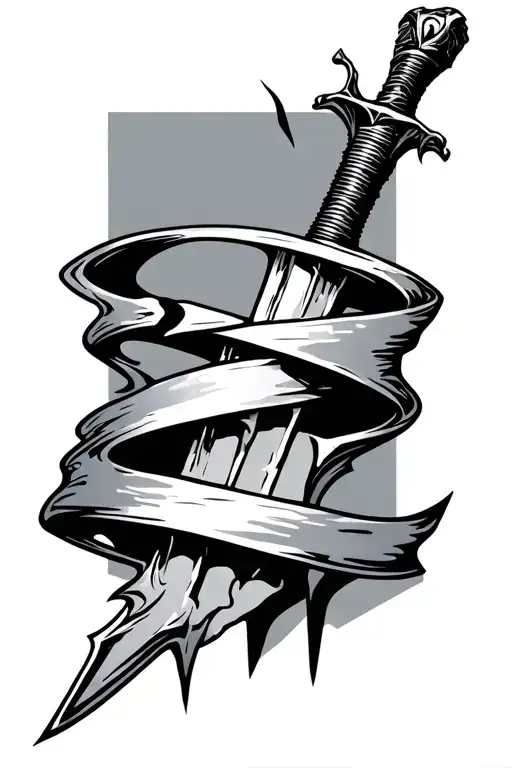 A Broken Sword Wrapped