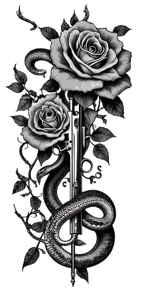 Guns N Roses With Vines And Snakes