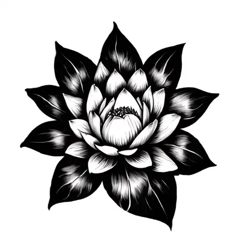 Lotus Flower Mandala Full Sleeve