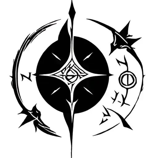 Norse Protection Sigil Incorporating Runes