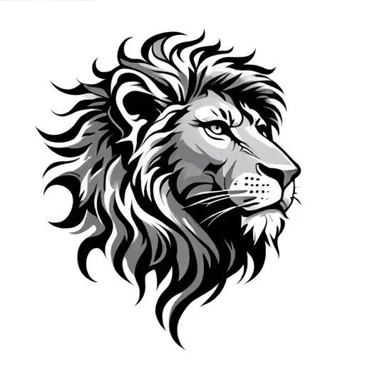 Sign Of Wisdom With A Lion