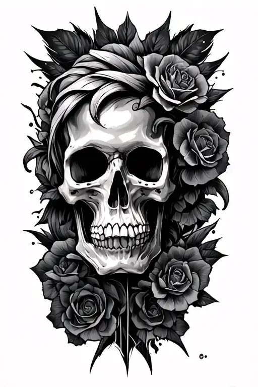 Dead Sm Vertical Tatoo