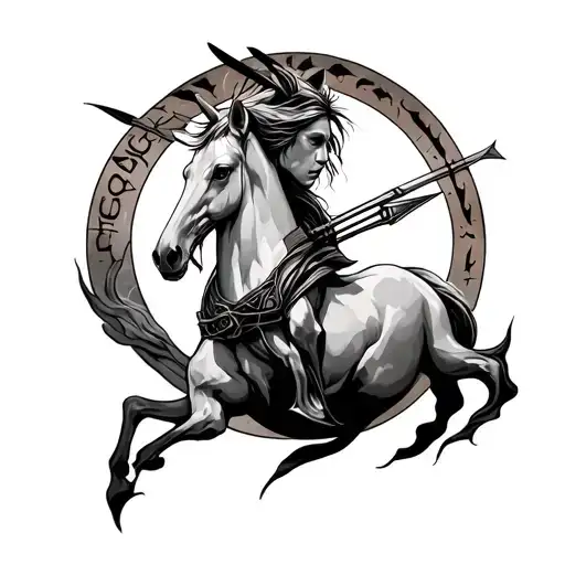 Sagittarius Full Sleeve