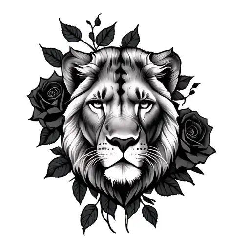 Roses And She Leo Sign