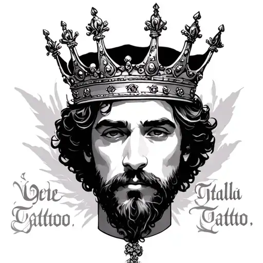 Gerardo In Italic Lyrics With A Queen Crown
