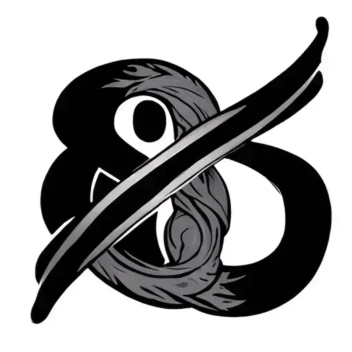 Infinity With 8 And 5 Roman Number