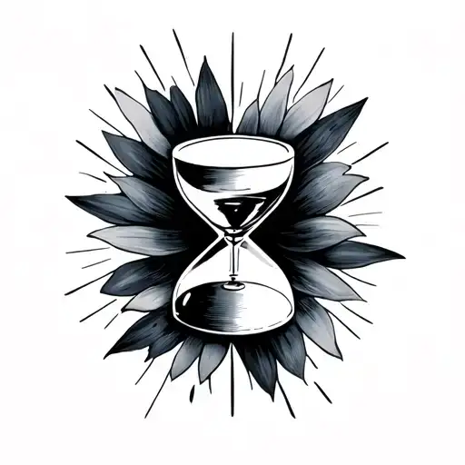 Unique Minimalist Hourglass