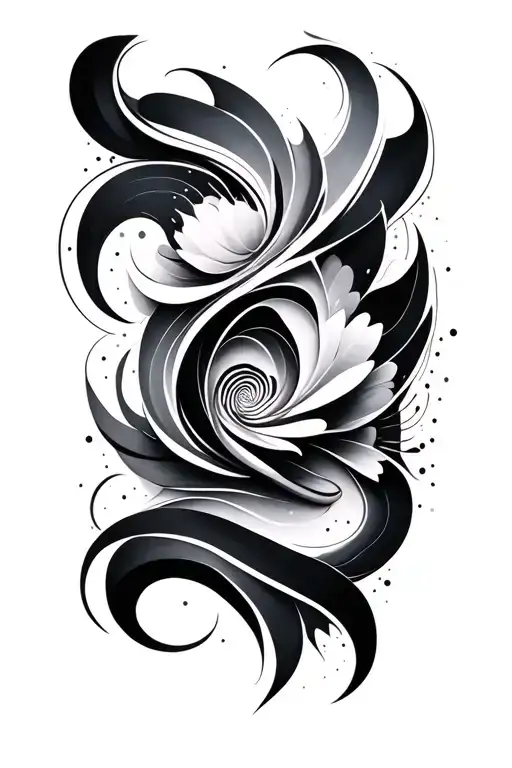 Very Refined Black Abstract