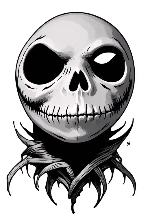 Jack Skellington Scary Skull