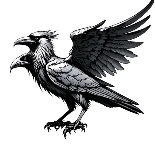 Norse Raven Mechanical Bird