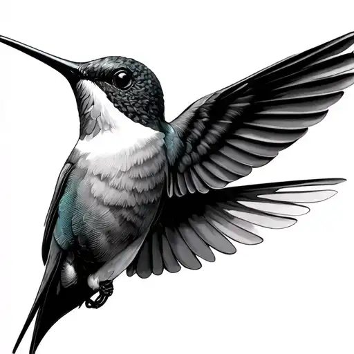 Humming Bird Singing Melodiously