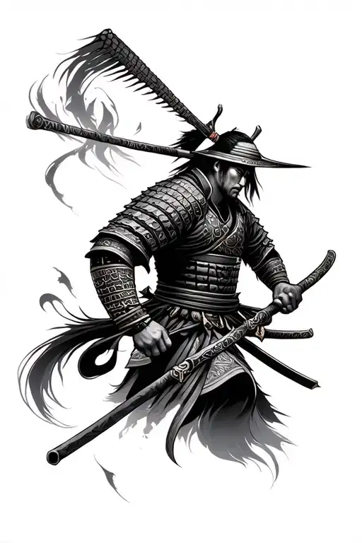 Samurai Half Leg Sleeve