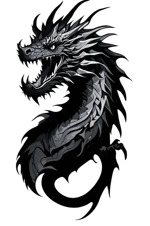 Dragon Drakkar Nordic Style
