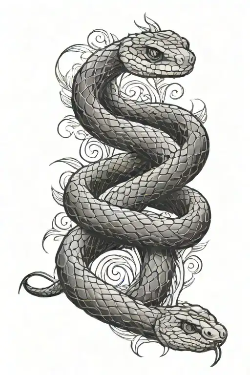 Feminine Snake Slithering