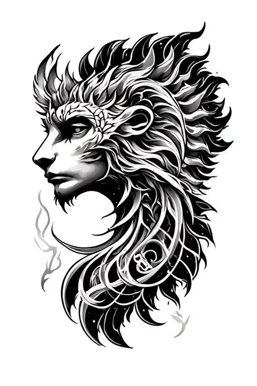 Vigro Zodiac Sign Tattoo Design