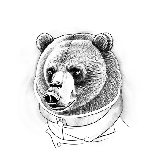 A Bear With A Doctor's Coat And Lemtes