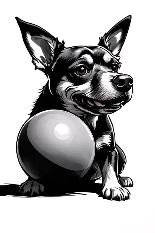 Dog And Ball Transforming