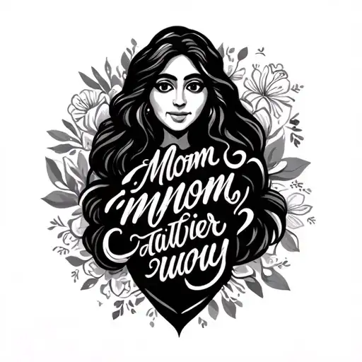 Mom In Punjabi With Motivational Quote