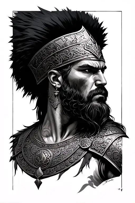 Iberian Warrior Realism Style