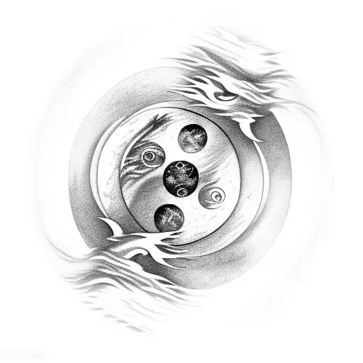 Wolf Yin And Yang Galaxy