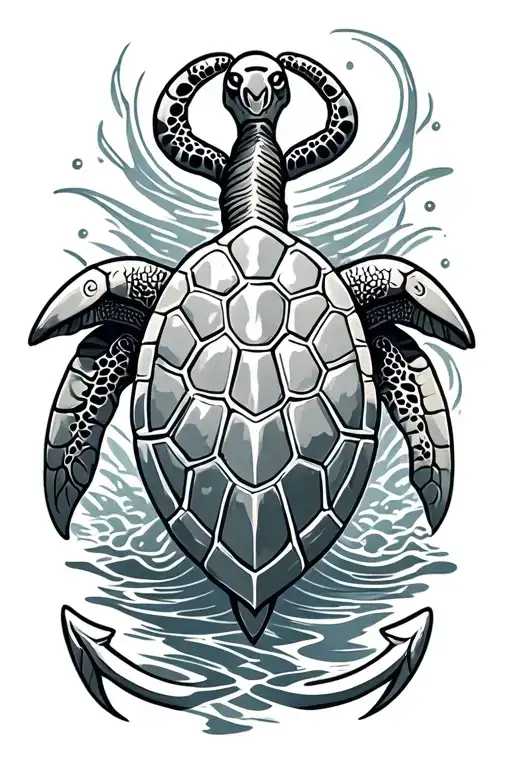 Anchor Kompas Sea Turtle