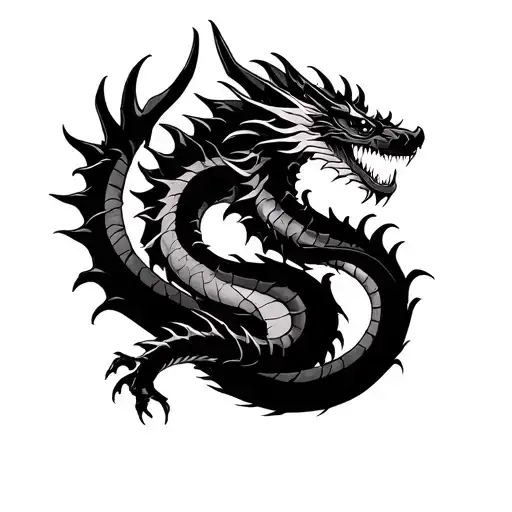 Dragon Shenron Black Horror