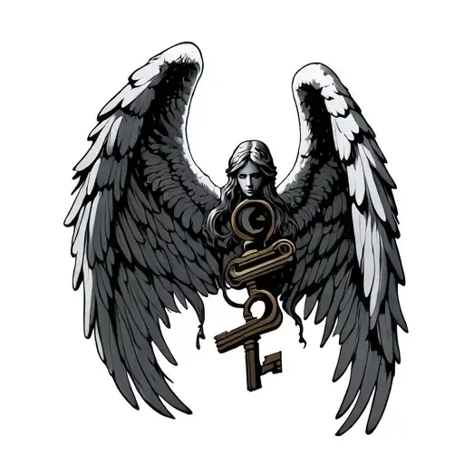 Angel Wings Spread Keys