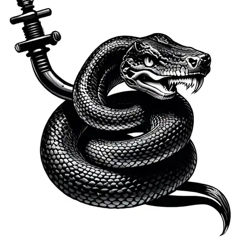 Tattoo Machine Snake
