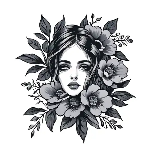 Cover Up Tattoo Floral