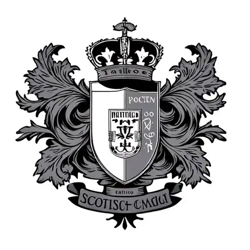 A Crest With Scottish And Portuguese And Canadian Heritage