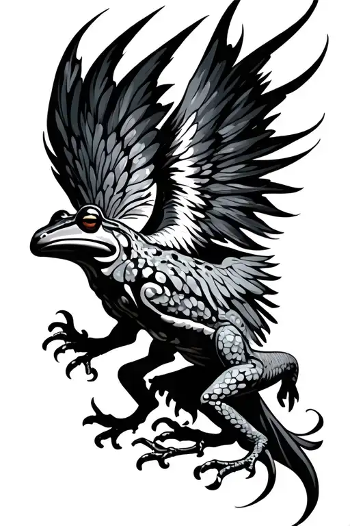 Frog Phoenix Rising