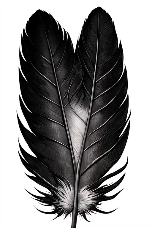 Fossilized Stone Feather