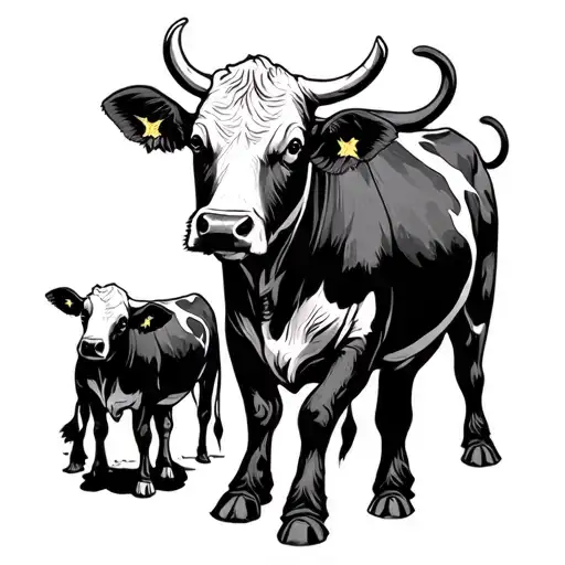 Cows And Space Themed