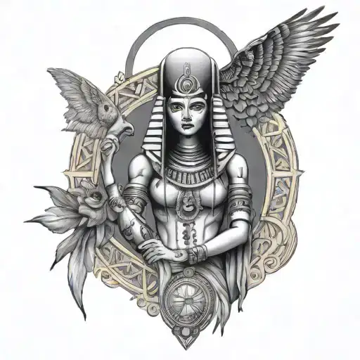 High Priestess Tarot Alien Egyptian Artemis Jacinta Empress