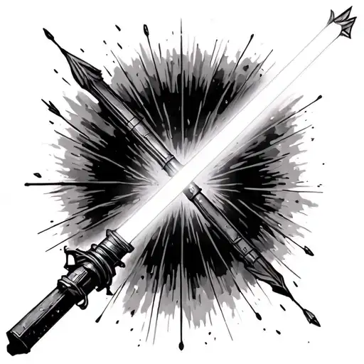 Lightsaber Wand Arrow