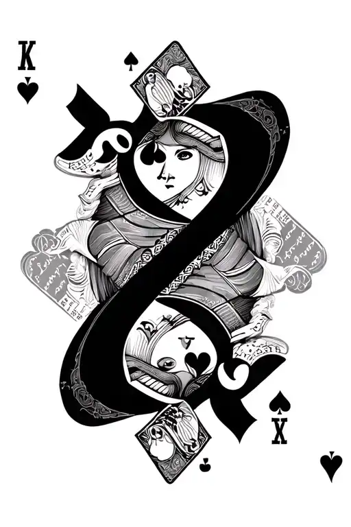 Unrequited Gay Love Caucasian Arabic Poker Cards