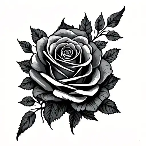 Roses On The Arm And Frase Mother Is Happiness Only Real