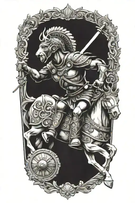 Chariot Tarot Eygtian Rome Warrior Strong Masculine