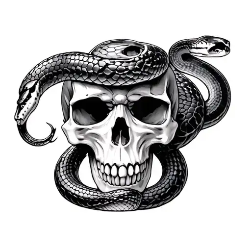 Skull And Python
