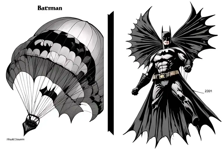 Military Parachuting Patent And Batman Batman Batman