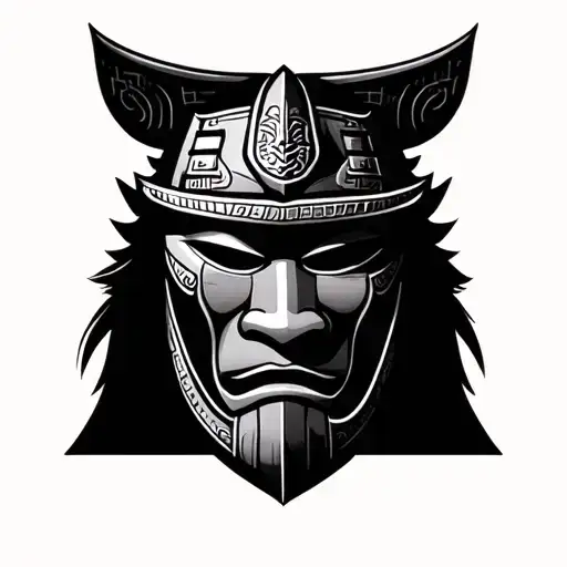 Samurai Mask Japan Style