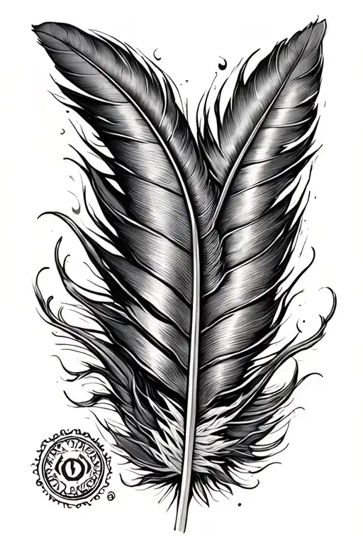 Dna Feather And Stamp