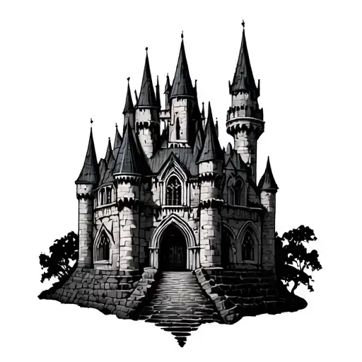 Gothic Castle Front