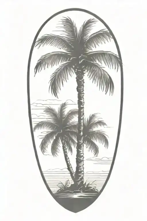 Lone Palm Tree