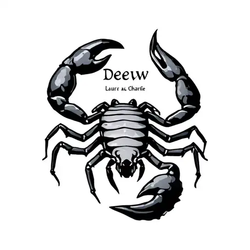 Constellation Scorpion With Deuw First Name Laura And Charlie