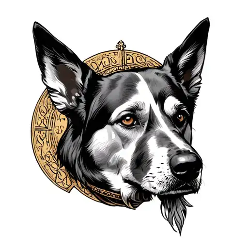 Saint Christophorus With Dog Head