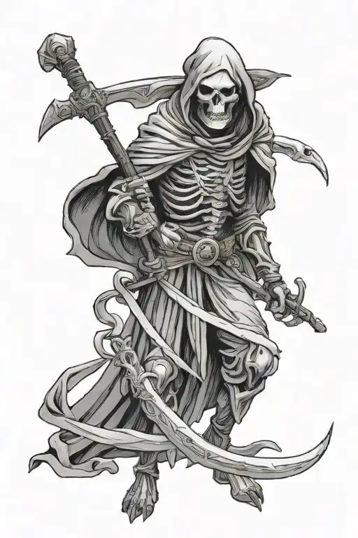 Grim Reaper Sims Medieval Full Body