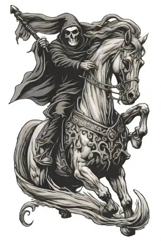 Grim Reaper Horse